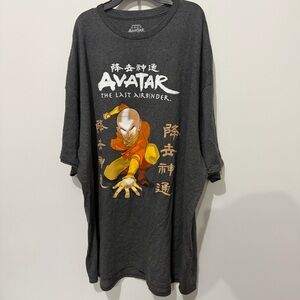 Nickelodeon Avatar The Last Airbender Charcoal Tee